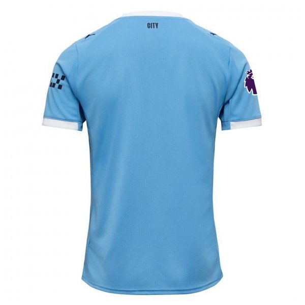 Puma Manchester City Home Jersey 25/26 w/ EPL + Sponsor Patch (Team Light Blue/Puma White)