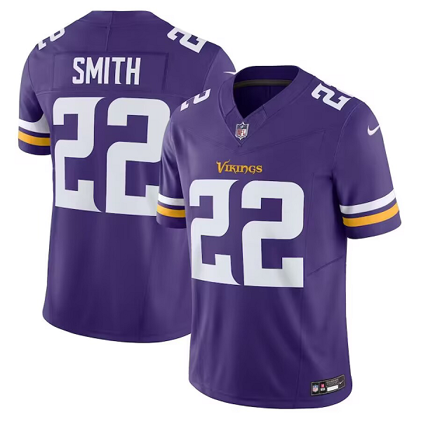 Men's Minnesota Vikings #22 Harrison Smith Nike Purple Vapor F.U.S.E. Limited Jersey