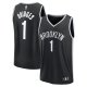 Men's Brooklyn Nets Mikal Bridges Fanatics Black Fast Break Player Jersey - Icon Edition