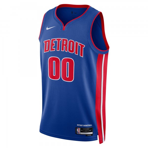 Unisex Detroit Pistons Nike Blue Swingman Custom Jersey - Icon Edition