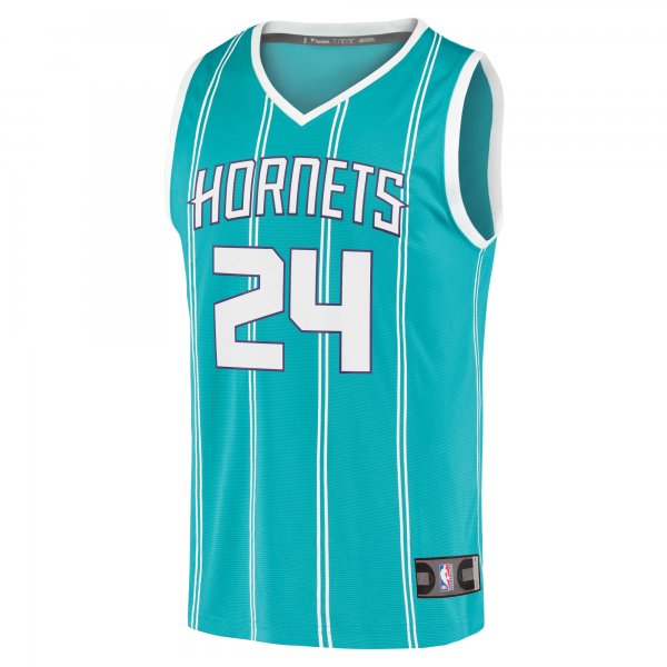 Youth Charlotte Hornets Brandon Miller Fanatics Teal 2023 NBA Draft First Round Pick Fast Break Replica Jersey - Icon Edition