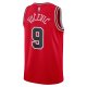 Unisex Chicago Bulls Nikola Vucevic Nike Red Swingman Jersey - Icon Edition