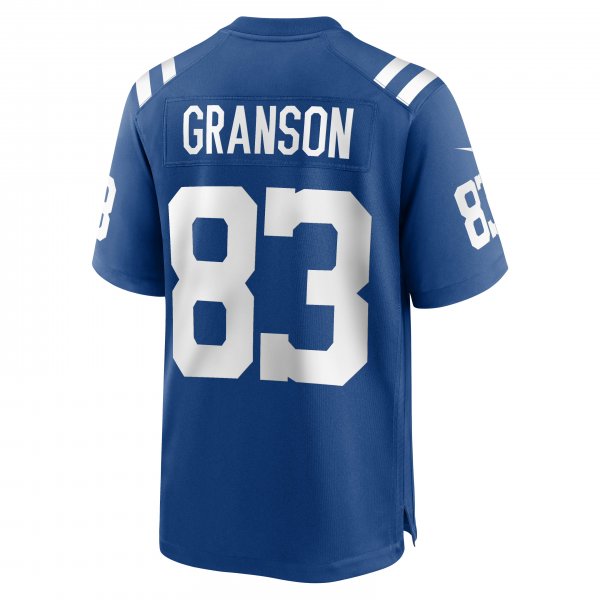 Men's Indianapolis Colts Kylen Granson Nike Royal Game Jersey