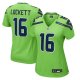 Women's Seattle Seahawks Tyler Lockett Nike Neon Green  Game Jersey