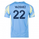adidas Philadelphia Union David Vazquez Away Jersey 25/26 (Blue/Yellow)