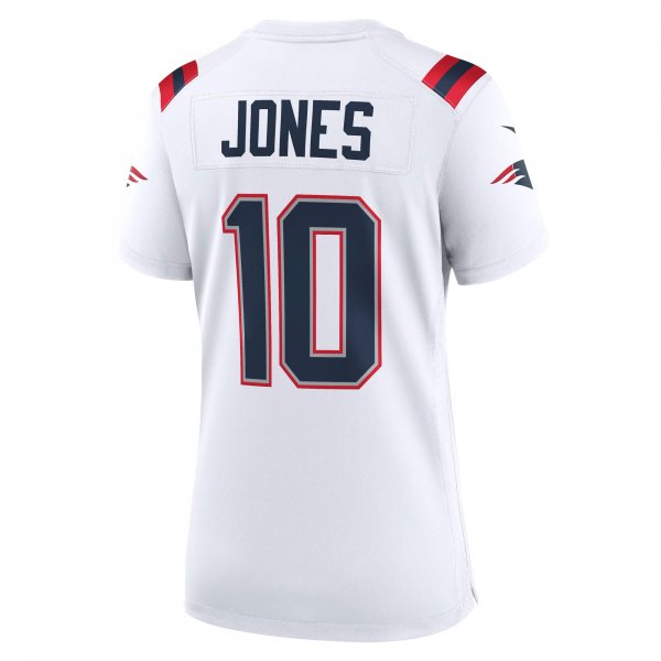 Women's New England Patriots Mac Jones Nike White Player Jersey