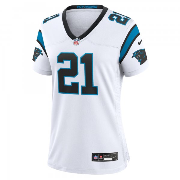 Women's Carolina Panthers Jeremy Chinn Nike White Player Jersey