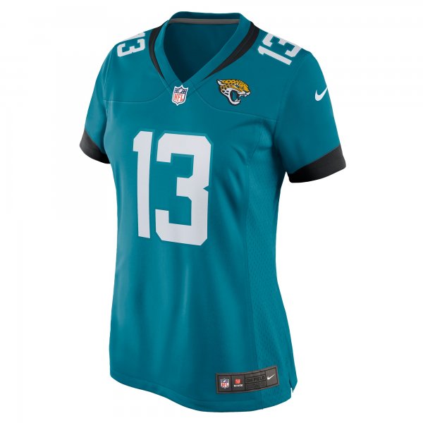 Women's Jacksonville Jaguars Christian Kirk Nike Teal Game Jersey