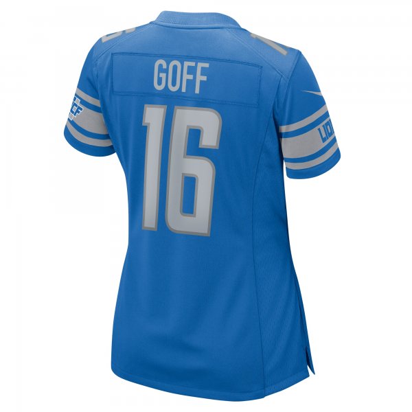 Women's Detroit Lions Jared Goff Nike Blue Player Game Jersey