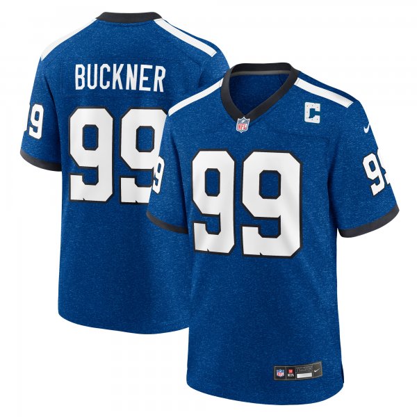 Men's Indianapolis Colts DeForest Buckner Nike Royal Indiana Nights Alternate Game Jersey