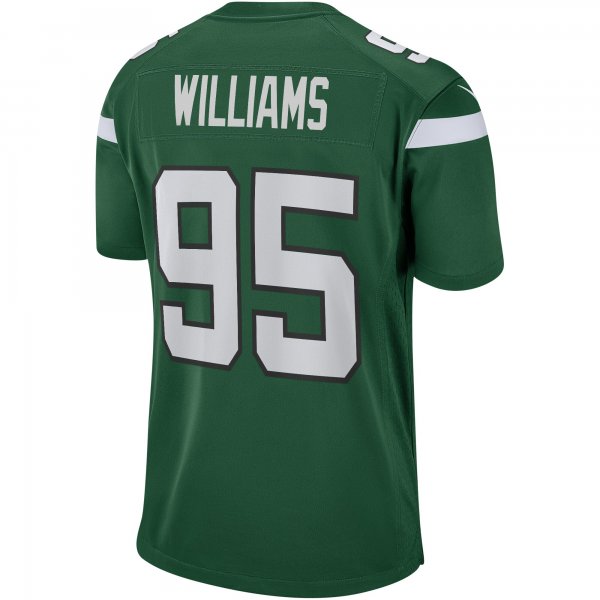 Men's New York Jets Quinnen Williams Nike Gotham Green Game Jersey