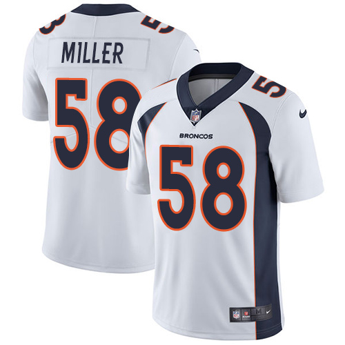 Nike Denver Broncos #58 Von Miller White Youth Stitched NFL Vapor Untouchable Limited Jersey