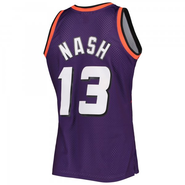 Men's Phoenix Suns Steve Nash Mitchell & Ness Purple 1996/97 Hardwood Classics Swingman Jersey