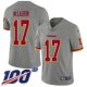 Washington Redskins #17 Terry McLaurin Gray Men's Stitched NFL Limited Inverted Legend 100th Season Jersey