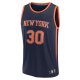 Men's New York Knicks Julius Randle Fanatics Navy Fast Break Replica Player Jersey - Statement Edition