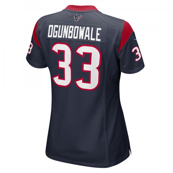 Women's Houston Texans Dare Ogunbowale Nike Navy Game Player Jersey