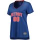 Women's Detroit Pistons Fanatics Royal Fast Break Custom Jersey - Icon Edition