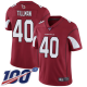 Men's Arizona Cardinals #40 Pat Tillman Red Team Color Stitched NFL 100th Season Vapor Limited Jersey