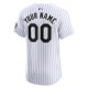 Men's Colorado Rockies Nike White Home Elite Custom Jersey