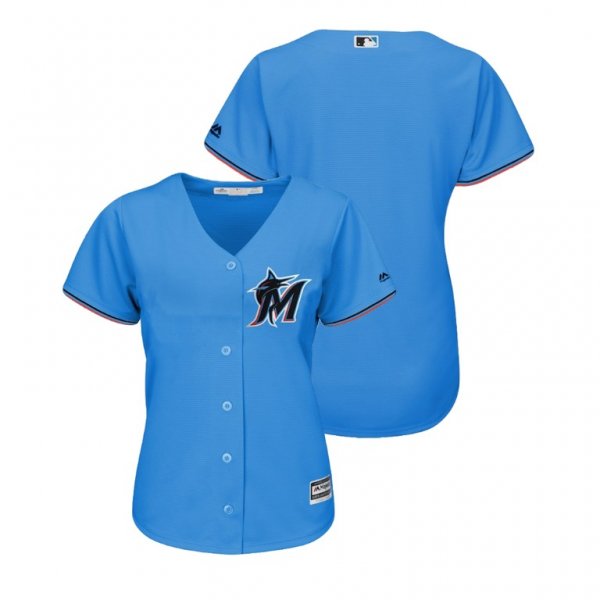 Women's Miami Marlins Official Majestic Alternate 2019 Cool Base MLB Jersey