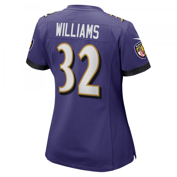 Women's Baltimore Ravens Marcus Williams Nike Purple Game Jersey