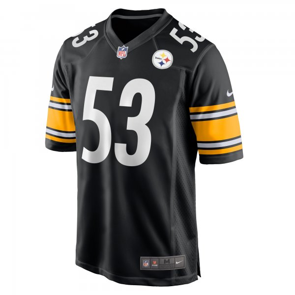 Men's Pittsburgh Steelers Kyron Johnson Nike  Black  Game Jersey