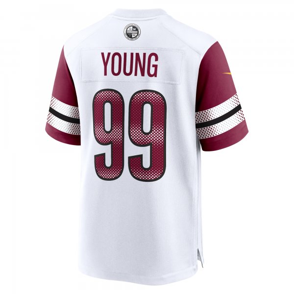 Men's Washington Commanders Chase Young Nike White Game Jersey