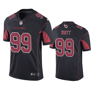 Men's Arizona Cardinals #99 J.J. Watt Color Rush Limited Black Jersey