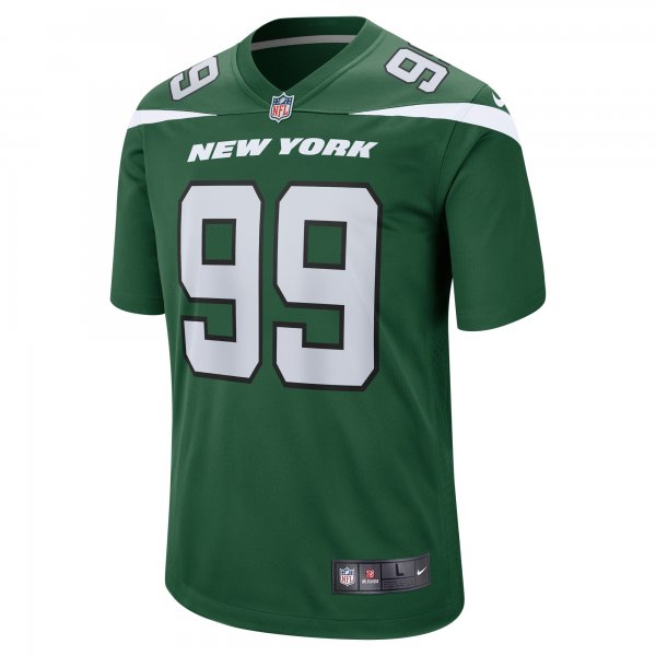 Men's New York Jets Will McDonald IV Nike Gotham Green 2023 NFL Draft First Round Pick Game Jersey