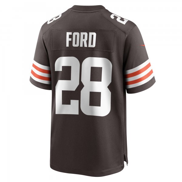 Men's Cleveland Browns Mike Ford Nike  Brown Team Game Jersey