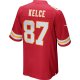 Men's Kansas City Chiefs Travis Kelce Nike Red Game Jersey