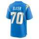 Men's Los Angeles Chargers Rashawn Slater Nike Powder Blue 2021 NFL Draft First Round Pick Game Jersey