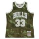 Men's Chicago Bulls Scottie Pippen Mitchell & Ness Camo Hardwood Classics 1997/98 Ghost Green Swingman Jersey