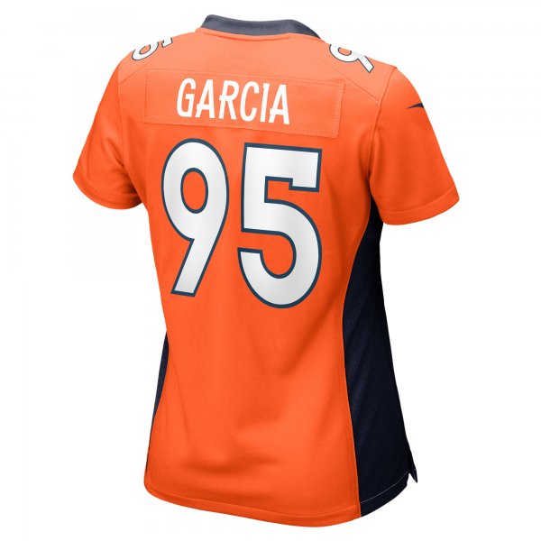 Women's Denver Broncos Elijah Garcia Nike  Orange Team Game Jersey