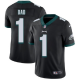 Men's Nike Philadelphia Eagles #1 Dad Black Alternate Vapor Untouchable Limited NFL Jersey