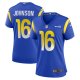 Women's Los Angeles Rams Tyler Johnson Nike  Royal Team Game Jersey