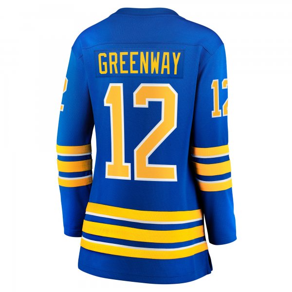 Women's Buffalo Sabres Jordan Greenway Fanatics Royal Home Breakaway Jersey