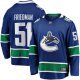 Men's Vancouver Canucks Mark Friedman Fanatics Blue Home Premier Breakaway Player Jersey