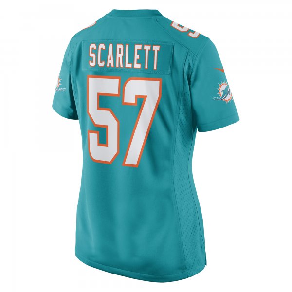 Women's Miami Dolphins Brennan Scarlett Nike Aqua Game Jersey