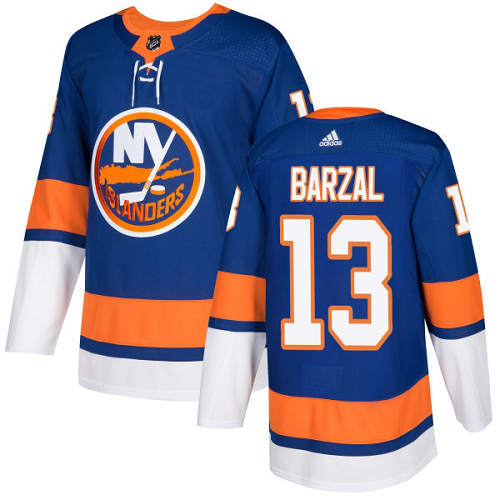 Adidas New York Islanders #13 Mathew Barzal Royal Blue Home Stitched Youth NHL Jersey