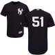 New York Yankees #51 Bernie Williams Navy Blue Flexbase Collection Stitched MLB Jersey