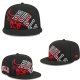 Chicago Bulls Black And Red Cap