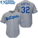 Men's Los Angeles Dodgers #32 Sandy Koufax Grey Cool Base 2017 World Series Bound Stitched MLB Jersey