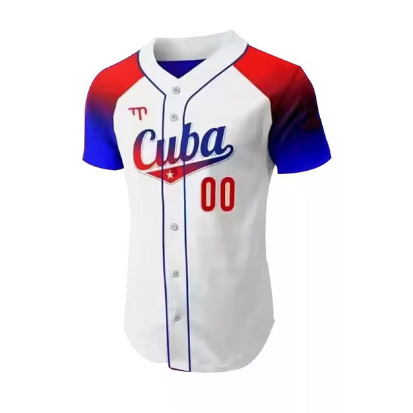 Men's Baseball Cuba 2023 World Baseball Classic White Away Custom Jersey