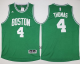 Men's Boston Celtics #4 Isaiah Thomas Green Stitched NBA Jersey