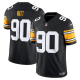 Men's Pittsburgh Steelers #90 T.J. Watt Nike Black Vapor F.U.S.E. Limited NFL Jersey