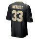 Men's New Orleans Saints Kirk Merritt Nike  Black Team Game Jersey