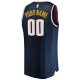 Youth Denver Nuggets Fanatics Navy Fast Break Custom Replica Jersey - Icon Edition