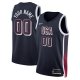 Unisex Men's USA Basketball Nike Navy 2024 Swingman Custom Jersey