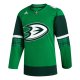 Men's Anaheim Ducks  adidas Kelly Green 2023 St. Patrick's Day Primegreen Jersey